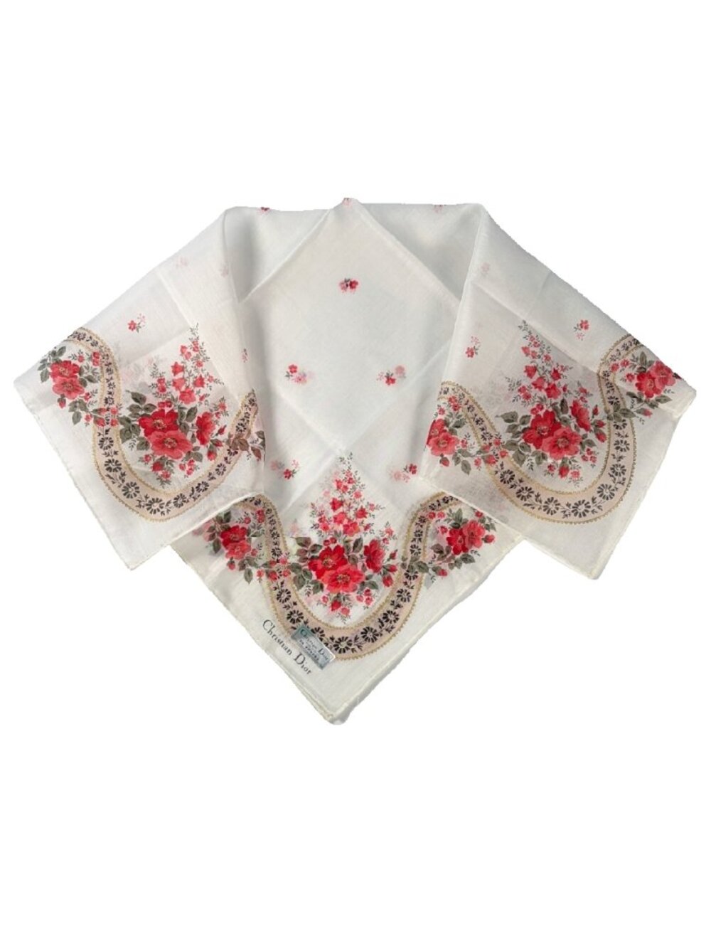 Vintage Christian Dior Cotton Scarf
